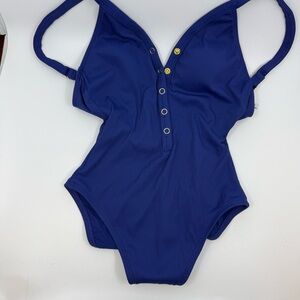 Robin Piccone “Amy” One-Piece Swimsuit – Blueberry – Size 4
